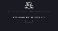 Desktop Screenshot of kingumberto.com