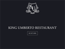 Tablet Screenshot of kingumberto.com